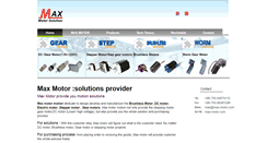 Desktop Screenshot of max-motor.com